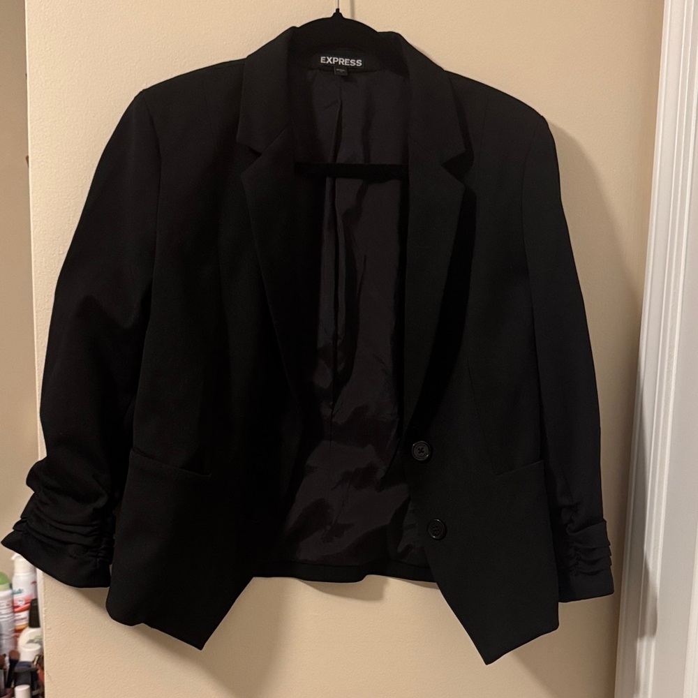 Express Women's Elegant Black Suit Jacket